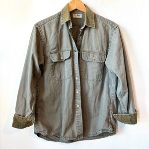 Vintage L.L. Bean Army Green Shacket